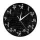 thumbnail image 1 of Reloj De Pared Moderno Relojes De Ecuaciones Matemáticas Fórmulas Del 9 Arte Matemático 12 Pulgadas, 1 of 5