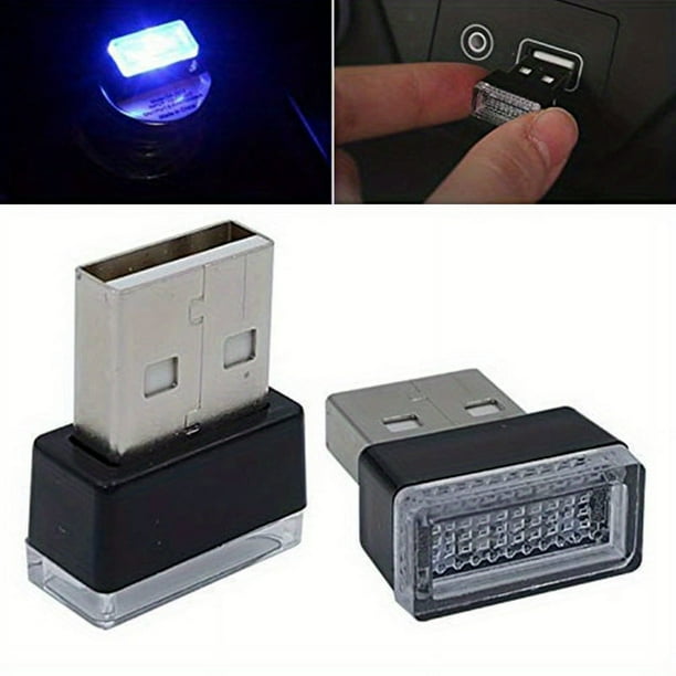 Portable Car Led Atmosphere Light USB Wiring-free Small Light Car Interior Decoration Light Atmosphere Light Lighting Reading Light Home Bedroom Night Light