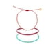 thumbnail image 1 of Pack Pulseras Telar Lila y Mostacillas Terracota y Celeste multicolor Talla única, 1 of 2