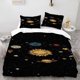 thumbnail image 1 of Solar System Cartoon Bedding Set | Includes 1 Duvet Cover and 2 Pillowcases Soft and Comfortable Suitable for All Seasons, 1 of 1