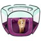 thumbnail image 1 of Corral Portátil para Perros y Tienda para Gatos Furhaven Morado XL 51x44x29.5 cm, 1 of 9