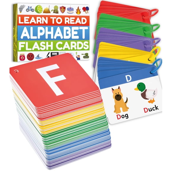Tarjetas didácticas Alphabet THE BAMBINO TREE ABC Jumbo para niños de 3 a 6 años