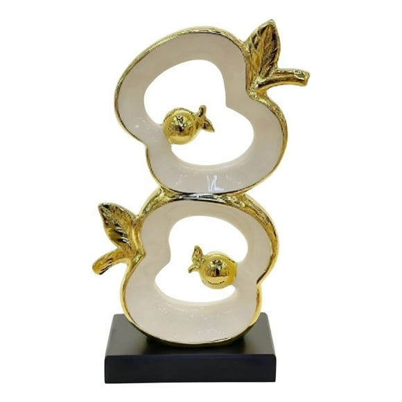 Figura Decorativa Adorno Manzana Estatua Abstracta Jhn