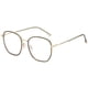 thumbnail image 1 of Gafas planas anti-luz azul modernas, sencillas y de alta gama, hechas de PC, metal y CA, 1 of 5