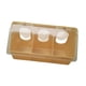 thumbnail image 4 of Comedero Para Pájaros, Caja Colgante, Suministros, Comedero Con Ranuras Para Jaula Para Palomas, Canarios, Jaula Con Tres Agujeros, 4 of 5
