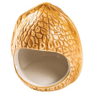 Ioensy - Bonita Jaula De Cerámica Para Hámster, Casa De Animales Pequeños, Anidamiento De Mascotas, Mini Cabaña, Nuez De Verano