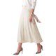 thumbnail image 4 of INSPIRE CHIC Falda de Punto de Cola de Sirena para Mujer Cintura Alta Elástica Elegante Cálida de Invierno Casual Oficina Salir Maxi Faldas de Suéter Mediana Blanco Lechoso, 4 of 5