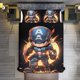 thumbnail image 3 of Avengers Team 3 Piece Boys Bedding Sets- Includes 1Duvet Cover &2 Pillow Shams Bed Sheets, 3 of 5