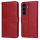thumbnail image 1 of Funda Billetera para Samsung Galaxy S25 FE con Porta Tarjetas y Soporte Ajustable Rojo, 1 of 6