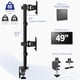 thumbnail image 3 of Soporte para monitor VIVO STAND-V202R doble para pantallas ultrawide de 49" en negro, 3 of 9