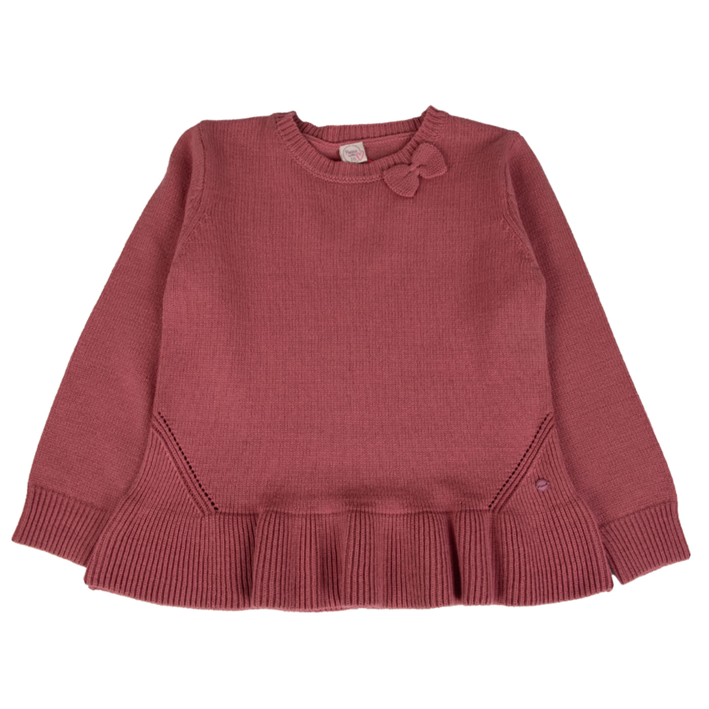 Chaleco Niña Ciruela Pillin