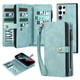 thumbnail image 1 of Premium Multifunction Flip Case for Samsung Galaxy S23 S22 Ultra: Card Slot, Holder & Zipper!, 1 of 3