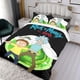thumbnail image 3 of Rick y Morty: El Anime Conjunto de sábanas temático, trío de piezas, cómodo y amigable con la piel, diseño único, regalo de decoración para el hogar para familiares, amigos y fans,173cm *218cm, 3 of 6