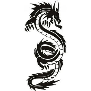 Rienda Libre Graphics - Decomural Chinese Dragon Kids Bedroom Ws-19163