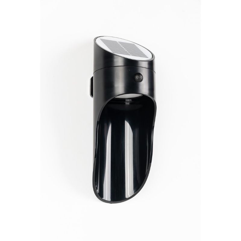 Pro Outdoor - Aplique Solar Negro Contra Agua