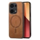 thumbnail image 2 of Magnetic Slim Case for Xiaomi Redmi Note 13 Pro 4G with Camera Guard & Anti-Scratch Back Brown, 2 of 6