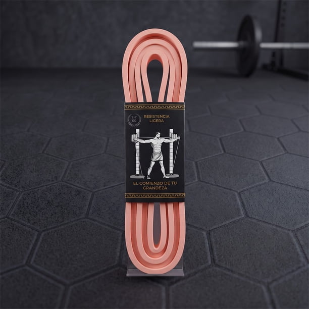 Banda elástica de resistencia ligera 2-7 kg - Rosado