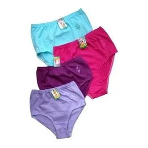 Genérica - Pack 12 Calzones Señora Tiro Alto Algodón Peruano Grand M