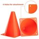 thumbnail image 3 of CARTMAN Agility Training Cones, Plastic Soccer Field Markers, 3 of 3