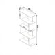 thumbnail image 3 of Estante Con Repisas Color Madera Blanco, 3 of 3