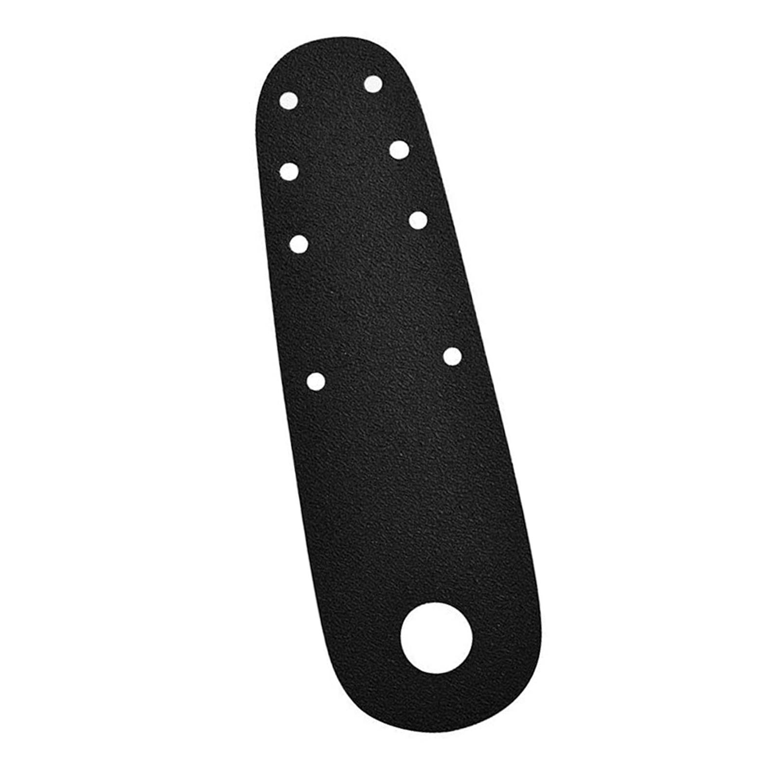 Magideal - Protector De Punta De Patín De Ruedas, Reemplazo Extraíble, Cubierta De Punta De Cuero Pu Profesional, Protector De Zapato Duradero Para Accesorios De Negro