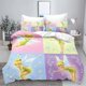 thumbnail image 1 of Princess Bedding Sets ,children Pink Girl Quilt Cover Set, Little Mermaid Cinderella Duvet Cover and Pillowcases Bed Sheets, 1 of 5