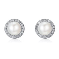 Vousez - Aros Perla Plata 925