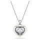thumbnail image 4 of Collar con colgante Idyllia de Swarovski en forma de corazón con cristales transparentes, 4 of 6