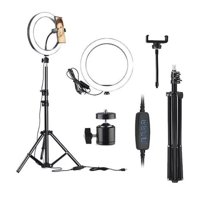 Click Ventas - Aro Luz Led 26Cm Con Trípode 2Mts Fotografia Portatil