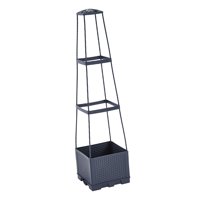 Magideal - Jardinera De Jaula De Tomate, Macetero Con Enrejado, Maceteros De Tomate Para Jardín