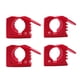 thumbnail image 1 of Kit De Montaje De Abrazadera De Goma De Liberación Rápida Genérica De 4 Piezas, Piezas Organizadoras De Herramientas, Color Rojo, 1 of 5