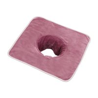 Ioensy - Toalla Para Mesa De Masajes De Salón, Funda De Almohada Facial, Toalla Con Orificio Para El Cuidado De La Piel, Color Rosa