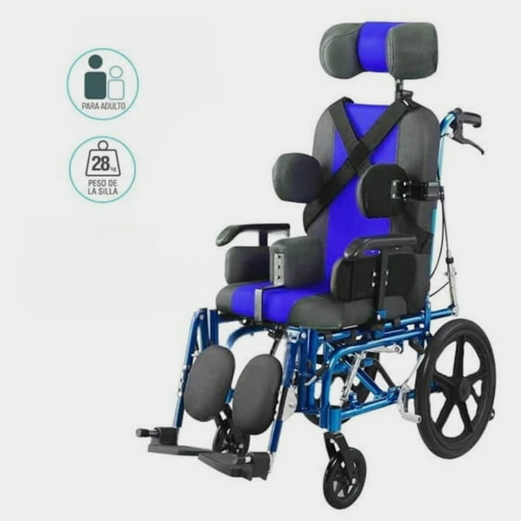 Silla de Ruedas Neurologica Aluminio Para Adultos