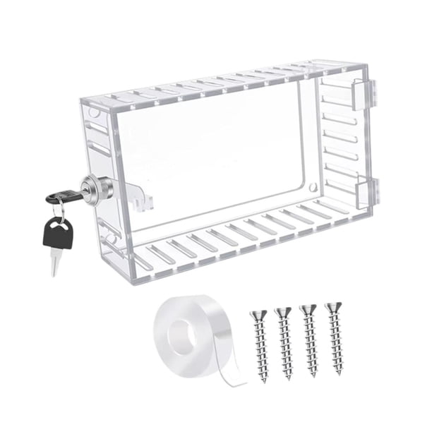Caja de bloqueo para termostato, cubierta para panel de control de aire acondicionado, herramienta de jardinería, cubierta para termostato, protector