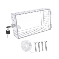 Magideal - Caja De Bloqueo Para Termostato, Cubierta Para Panel De Control De Aire Acondicionado, Herramienta De Jardinería, Cubierta Para Termostato, Protector