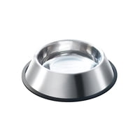 Importclick - Plato Acero Inoxidable Antideslizante Mascotas Perro - Gato 27 Cm