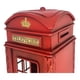 thumbnail image 3 of Alcancía cabina telefónica decorativa roja, 3 of 3