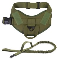 Genérico - Arnés Táctico De Lanzamiento Verde Talla L Con Cuerda Perro