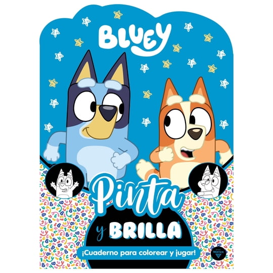 Libro Pintar Troquelado 40 Pag Bluey Vertice