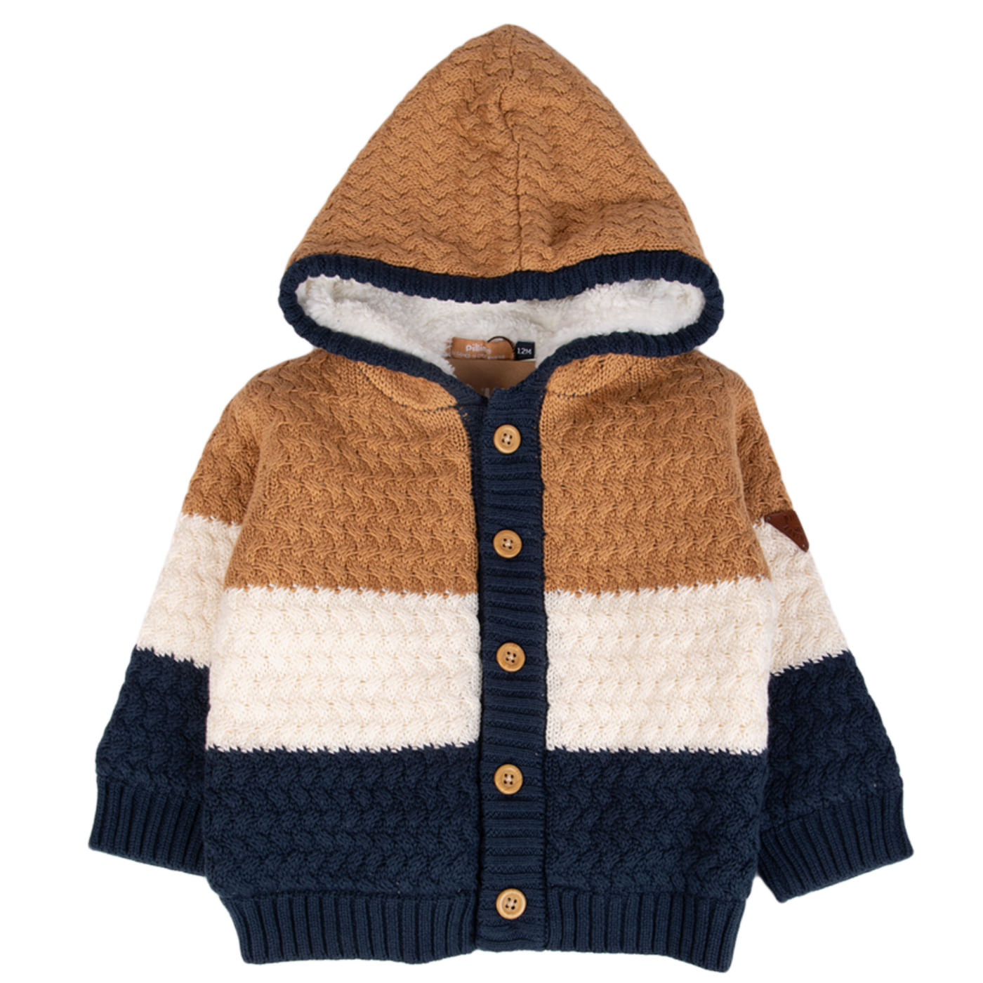 Chaleco Bebé Niño Café Pillin