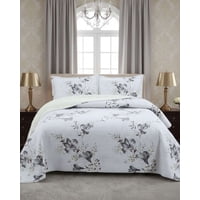 Imac Hogar - Cubrecama Quilt Con Sherpa 2 Plaza 230 Cm X 250 Cm