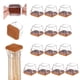 thumbnail image 1 of Uxcell 16-Pack Protectores de Suelo para Patas de Silla, Almohadillas de Silicona con Fieltro para Patas de Muebles para Suelos de Madera Dura, 1 of 7
