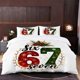 thumbnail image 1 of Christmas 67Th Anniversary Themed Bedding Set Including Duvet Cover And Pillowcases. Soft And Comfortable, 1 of 5