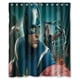 thumbnail image 1 of Cortina de ducha de Chris Evans y Steve Rogers, juego de cortinas de baño con ganchos, tamaño 60 x 72 pulgadas, 1 of 3