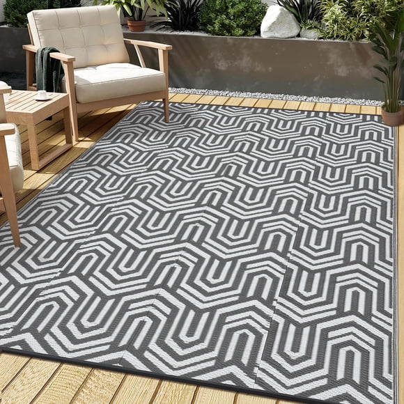Alfombra exterior MilleLoom 274 x 305 cm, impermeable y plegable