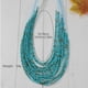 thumbnail image 5 of Collar vintage con piedras preciosas y personalidad exagerada, estilo bohemio, con gotas de agua, nuevo collar de cuentas de arroz multicapa., 5 of 5