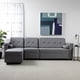 thumbnail image 1 of Seccional Boxter Xl Izq Tela Gris Medio, 1 of 7