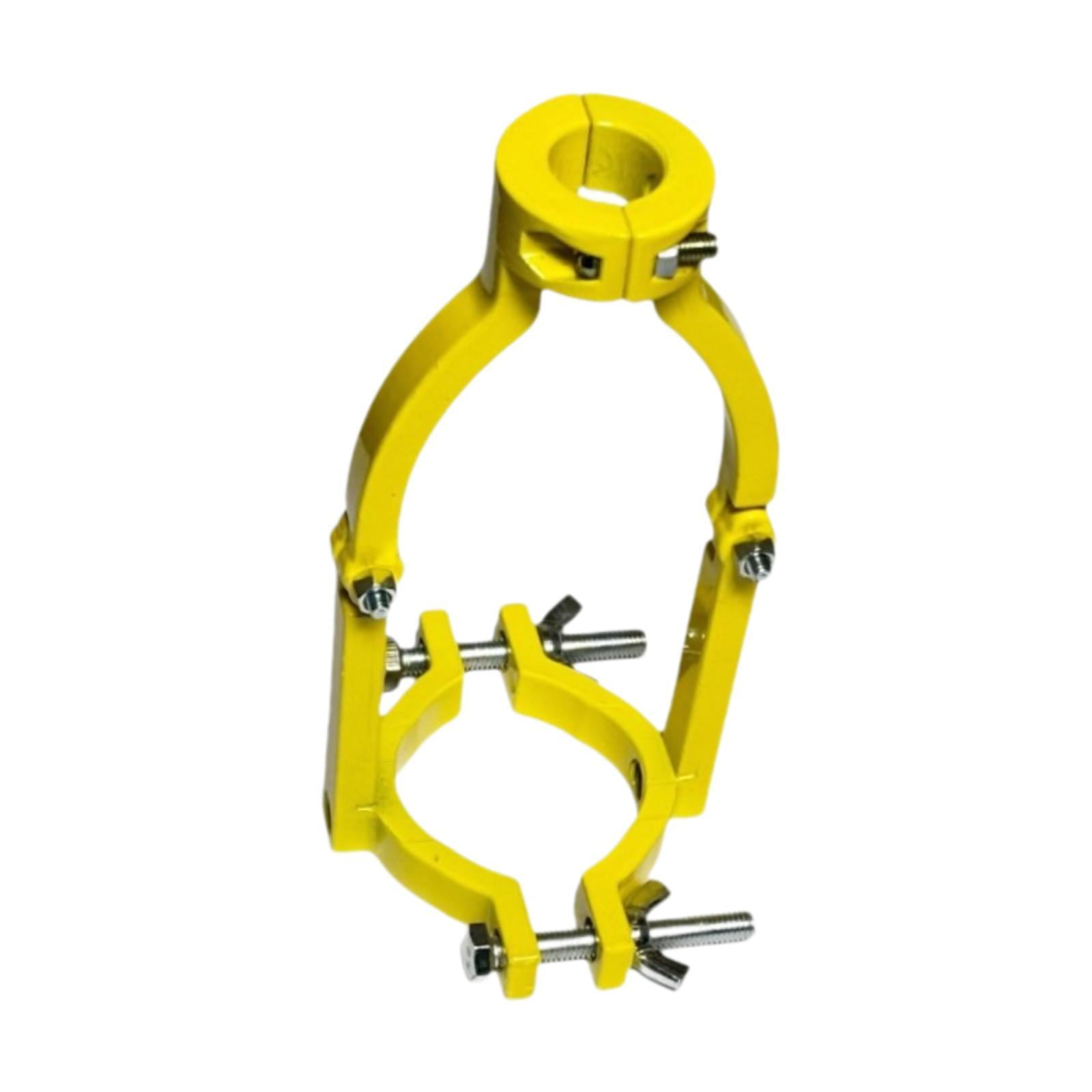 Ioensy - Adaptador De Broca Para Taladro De Orificio Cuadrado, Soporte Para Carpintería Para Taladro De Banco O Taladro Manual, Color Amarillo