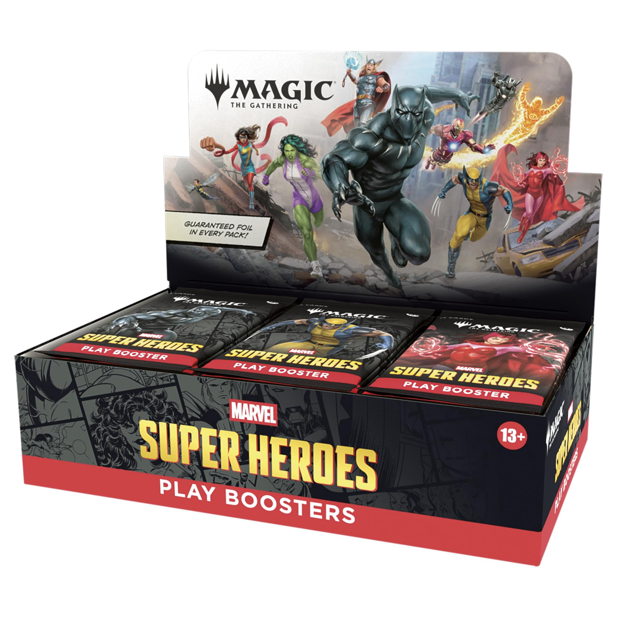 Magic - The Gathering Marvel Super Heroes Caja de Sobres de Juego