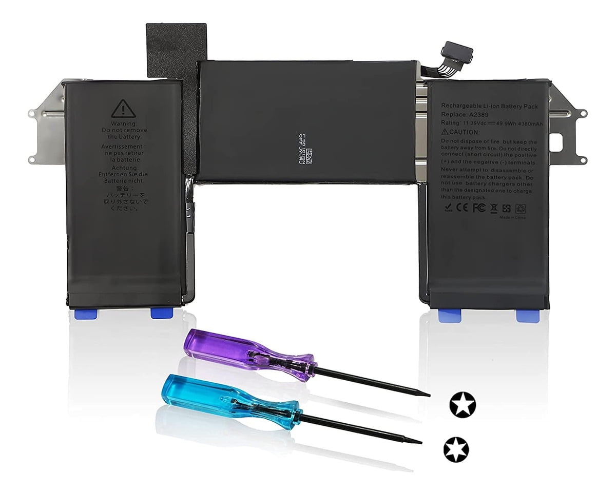 Macbook Pro 2019 SLODA A1713 A2171 Batterie De Remplacement Pour Ordinateur Portable Pour MacBook Pro 13'' A1708 (Fin 2016 Mi 2017) A2159 A2289 A2338 (2019 2020 2022) [Li-Polymer 11.41V 5100mAh Macbook 2020